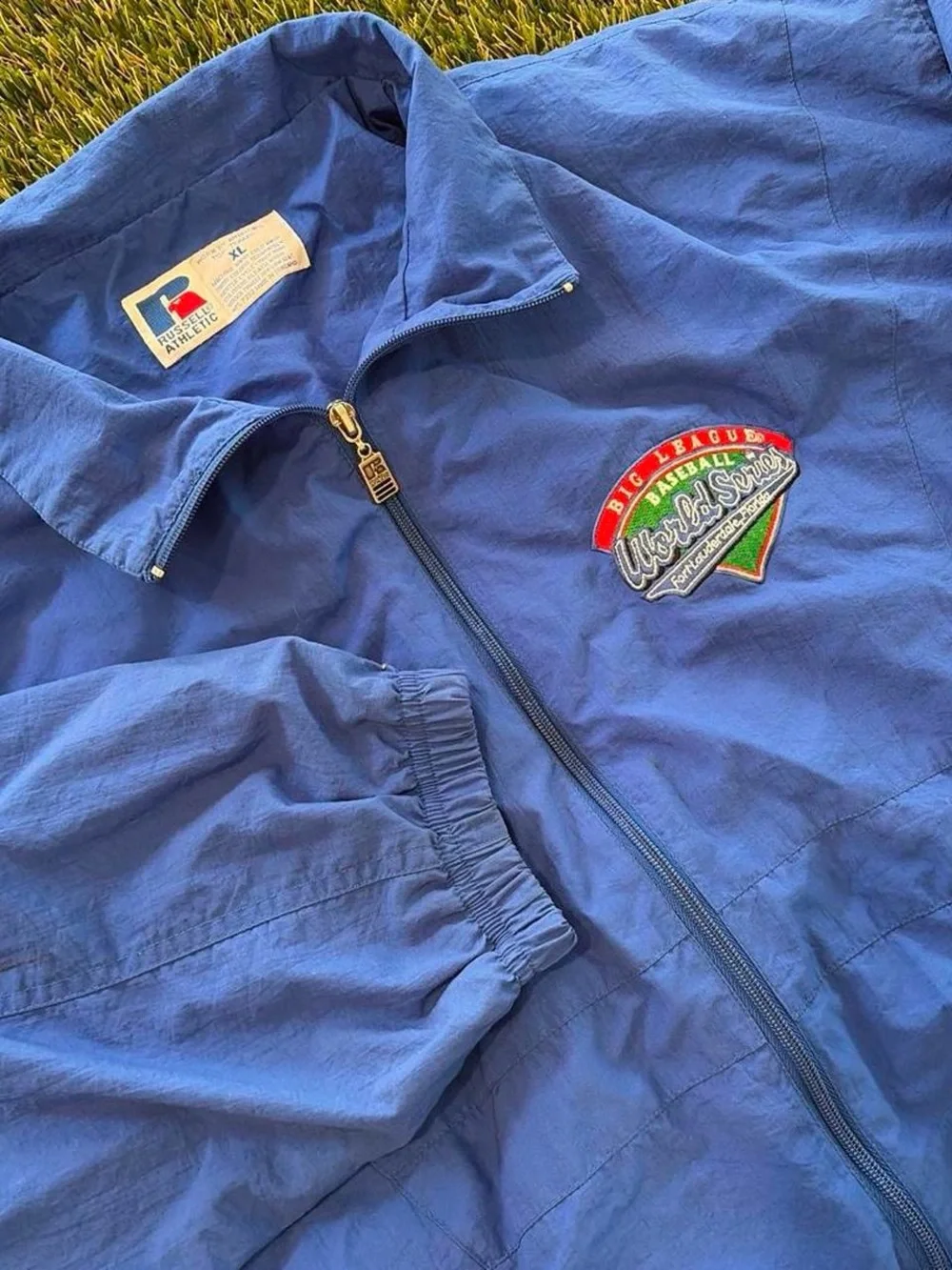 Russell Athletic XL Big League Baseball World Series Windbreaker Jacket